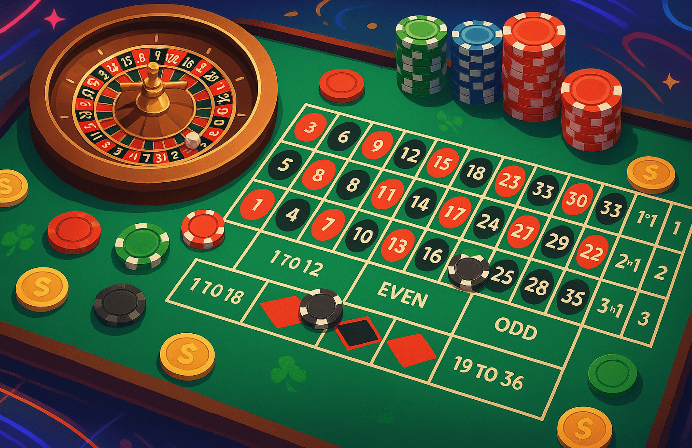 roulette betting options